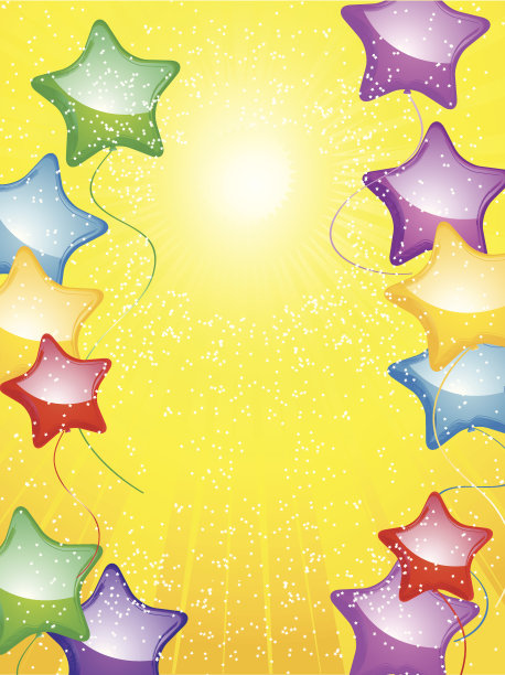 气球的政党背景图片下载