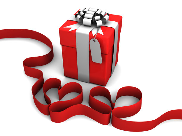 红色的礼盒图片下载