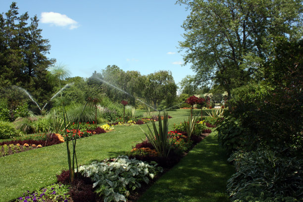 长岛的正式花园图片下载