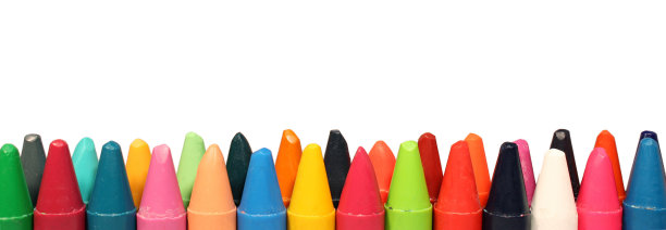 彩色粉笔的特写图片下载