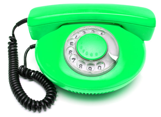 绿色的旧电话图片下载