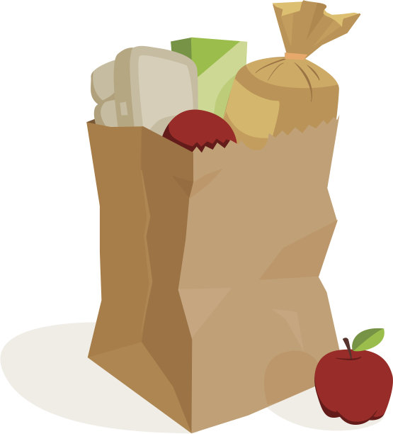 杂货袋的插图图片下载