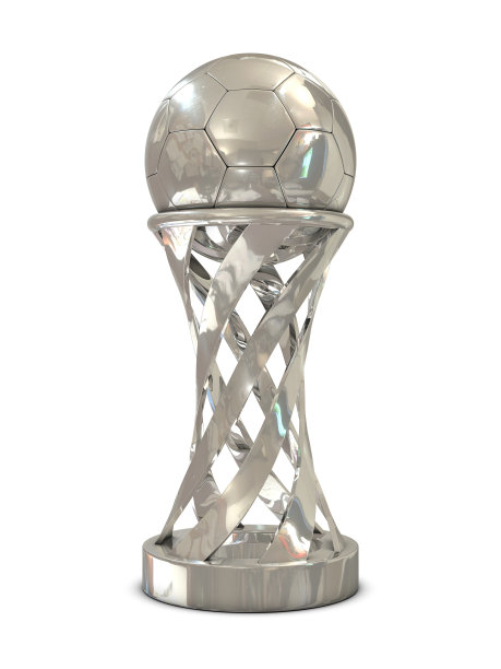 银色的足球奖杯图片下载