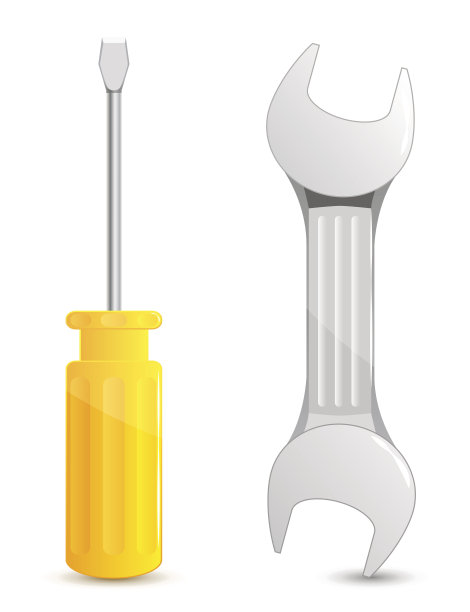 矢量螺丝刀和扳手图片下载