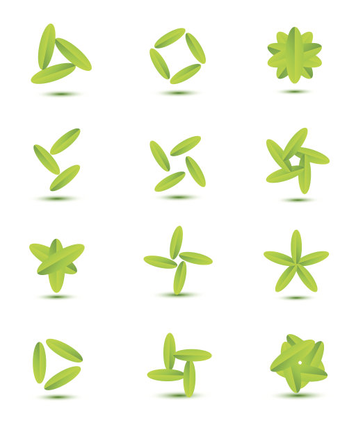 叶的设计元素图片下载