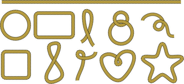 用绳子做成的框架和形状图片下载