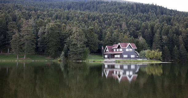 别墅湖附近图片下载