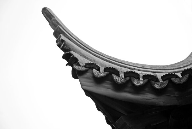 中国馆的屋檐图片下载