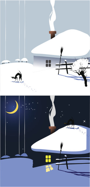 冬天的风景素材图片