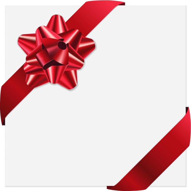 礼品蝴蝶结和丝带图片下载