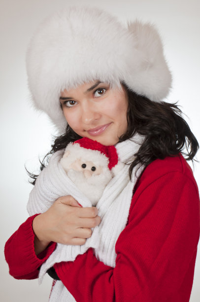 圣诞老人感冒了图片下载