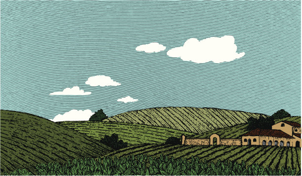 托斯卡纳风景风景颜色图片下载