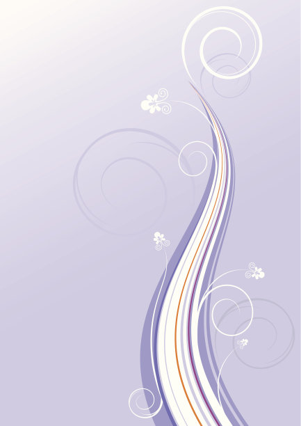 用波浪线画的丁香图片下载