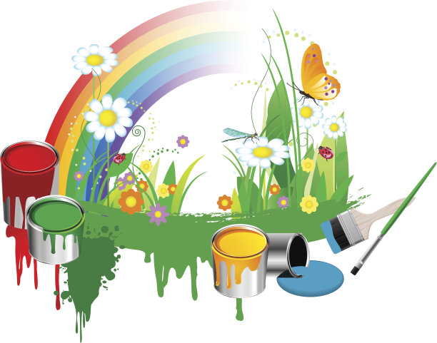 插图与彩虹图片下载