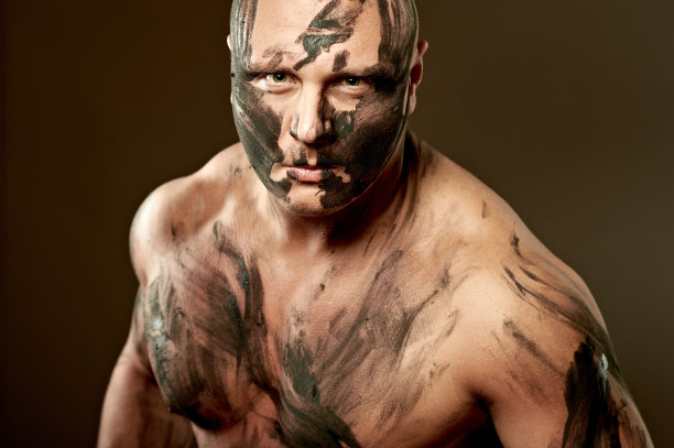 战士的情感肖像。图片下载