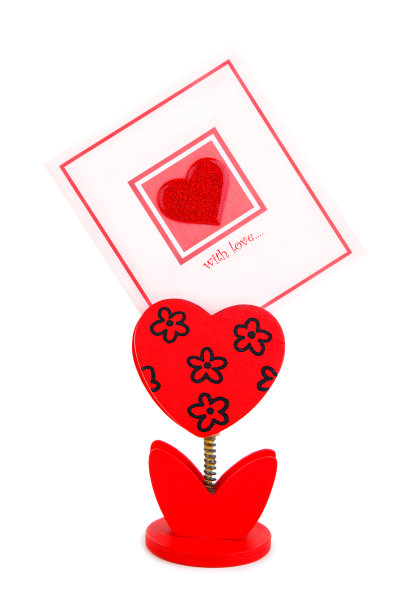 红心的空白卡片图片下载