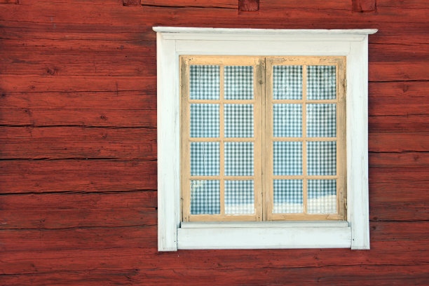 木屋的窗户图片下载