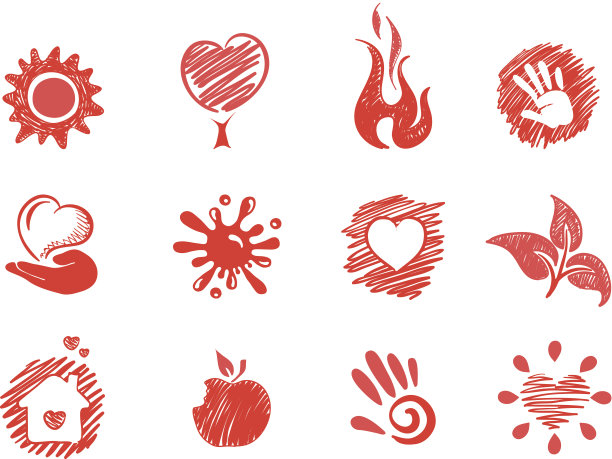 将矢量图标设置为红色图片下载