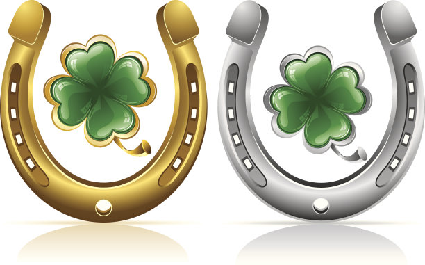 马蹄和三叶草图片下载