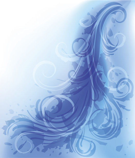 蓝色的流图片下载