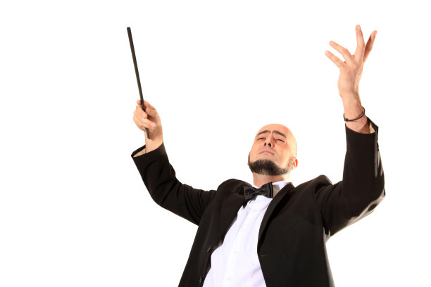 大师正在指挥音乐渐强图片下载