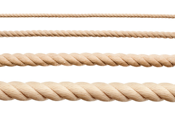 绳子孤立在白色上图片下载