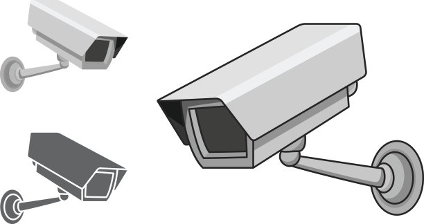 闭路电视操作摄影机图标说明图片下载