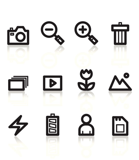 照片和相机图标图片下载