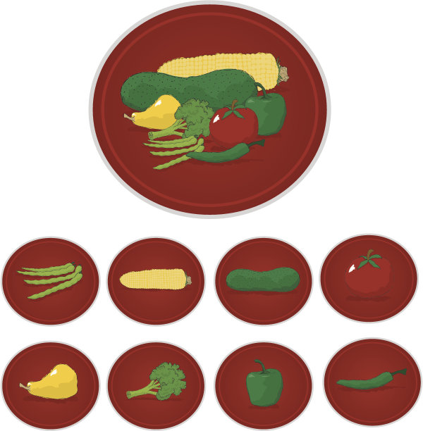 蔬菜的标签图片下载