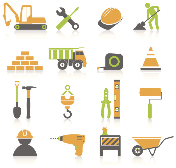 建筑图标图片下载