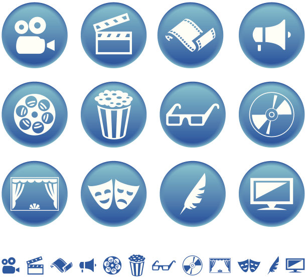 电影院和剧院图标图片下载