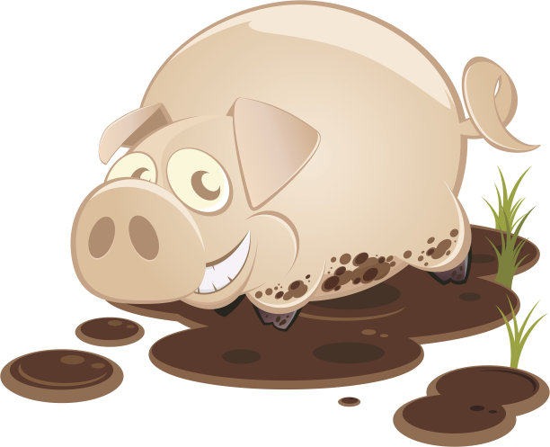 有趣的卡通猪图片下载