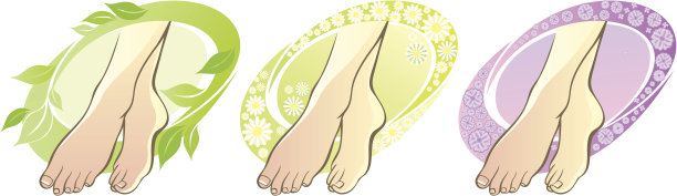 女性足部水疗脚部护理图片下载