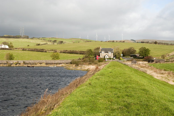 芒诺克水库的房子图片下载