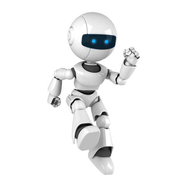 白色机器人跳图片下载