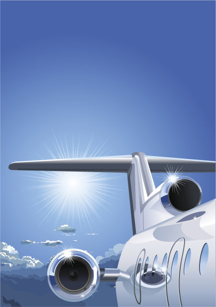 空中的飞机图片下载