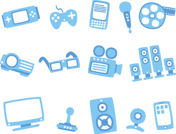 科技蓝色图标系列2图片下载