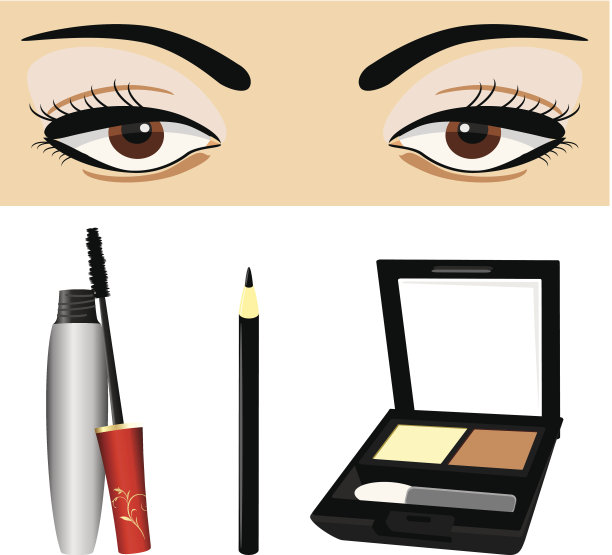 眼部装饰化妆品图片下载