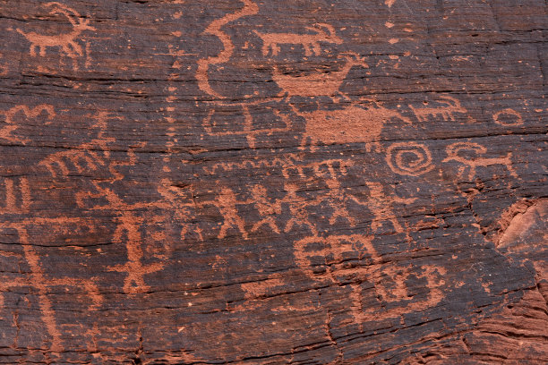 印度的岩画图片下载