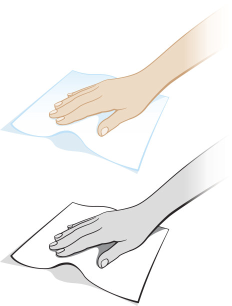 两只手拿着抹布掸灰尘图片下载