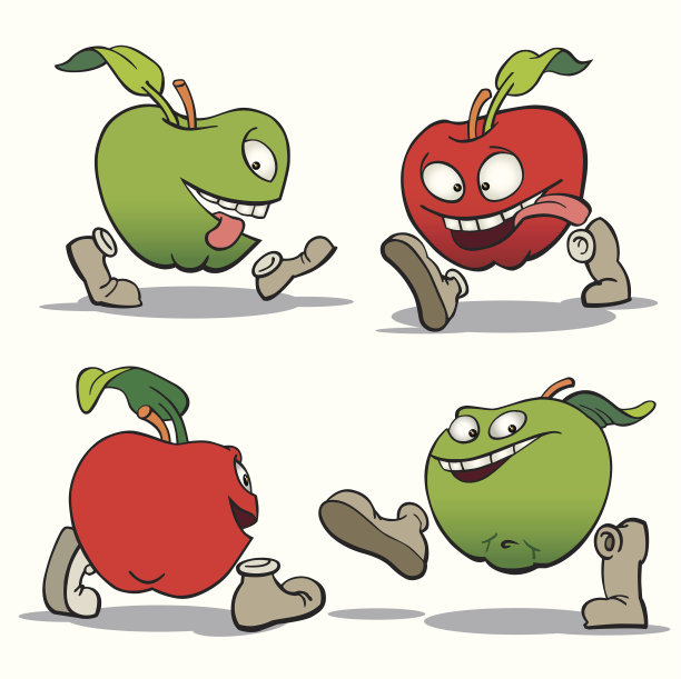 快乐的苹果图片下载