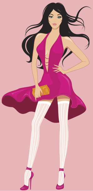 美丽性感的女孩素材图片