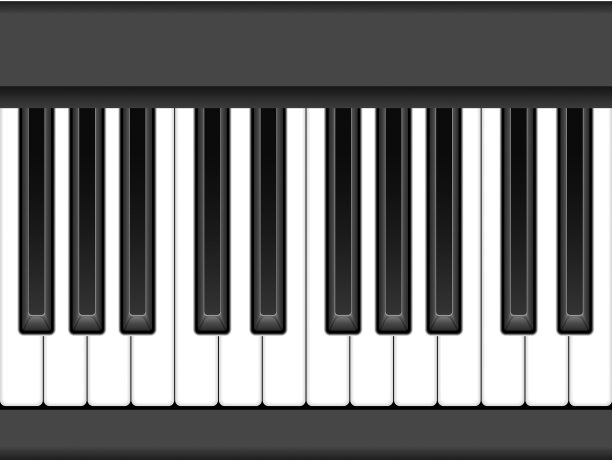 钢琴键盘图片下载