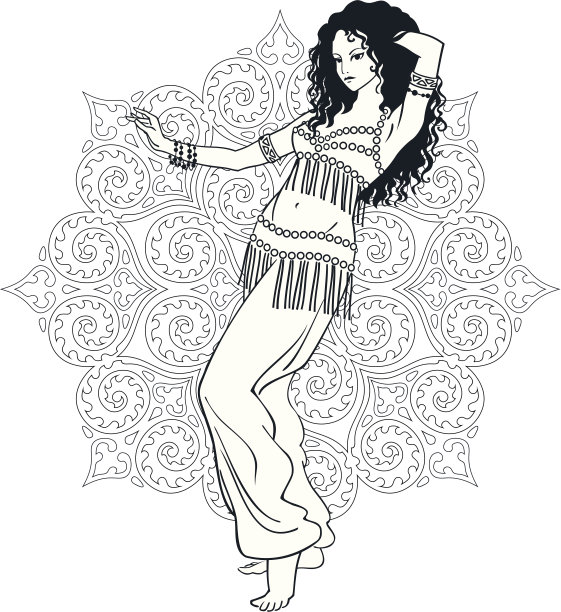 肚皮舞者图片下载