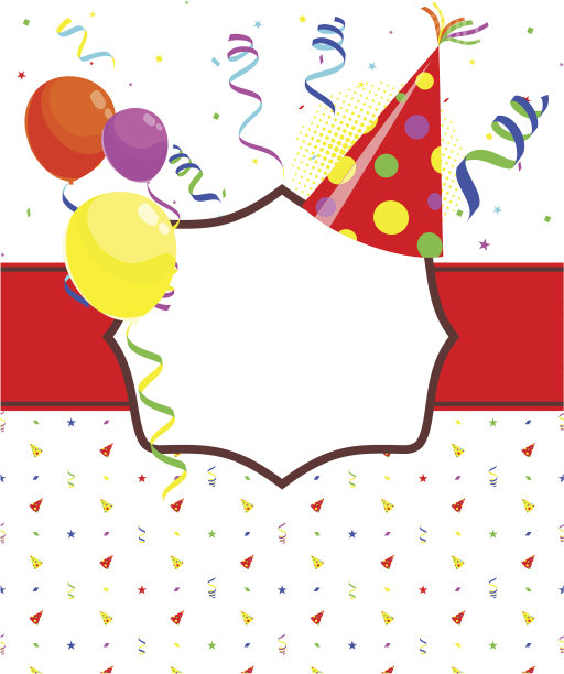 庆祝活动框架图片下载