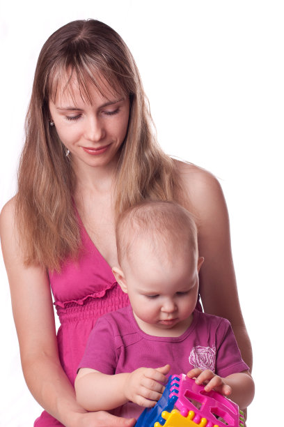 妈妈和女儿玩图片下载