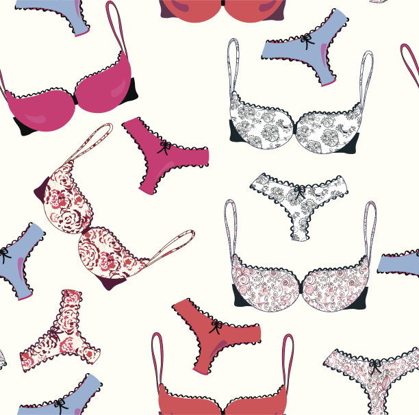 内衣无缝模式图片下载