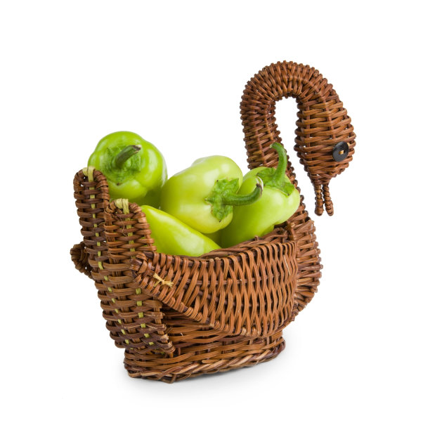 木花瓶里的青椒图片下载