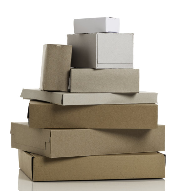 堆放纸箱图片下载