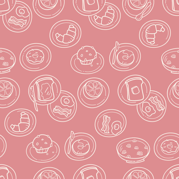 简单的早餐模式图片下载